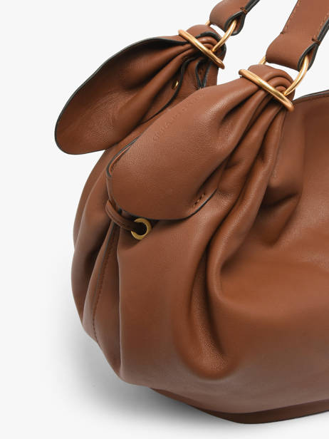 Schoudertas Studio Leder Gerard darel Bruin studio Y457 ander zicht 3