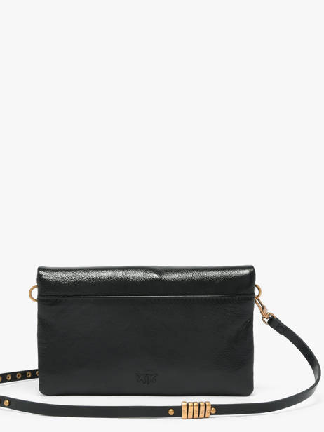 Cross Body Tas Love Bag Icon Leder Pinko Zwart love bag icon 6023A315 ander zicht 5