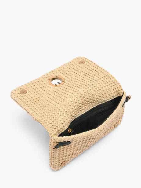 Cross Body Tas Love Bag Soft Raphia Pinko Beige love bag soft 6023A391 ander zicht 4