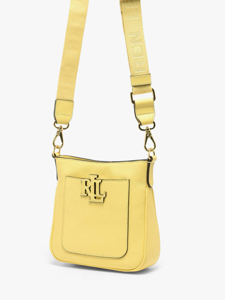 Cross Body Tas Mini Cameryn Leder Lauren ralph lauren Geel cameryn 31982184 ander zicht 2