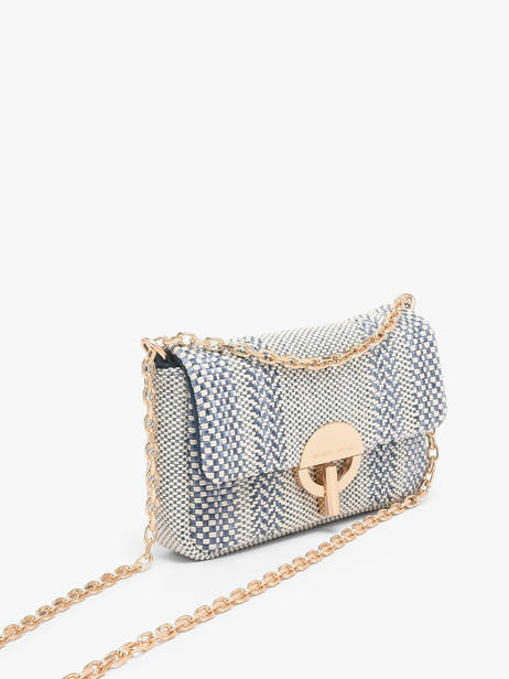 Cross Body Tas Moon Gevlochten Leder Vanessa bruno Blauw moon 7V40326 ander zicht 2