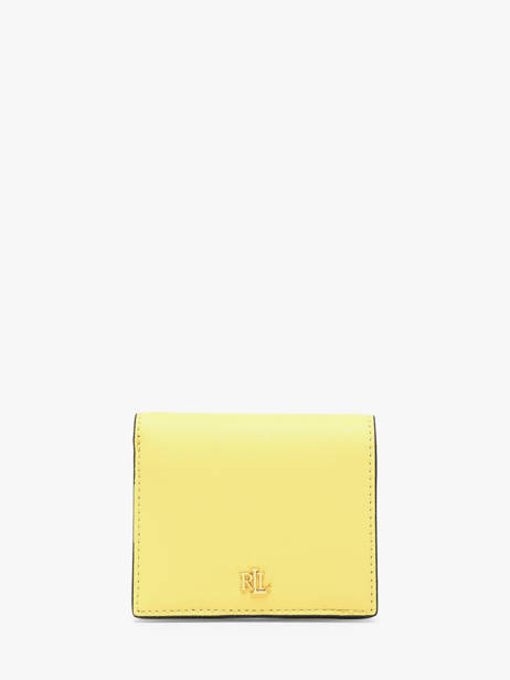 Portefeuille Dryden Leder Lauren ralph lauren Geel dryden 32962112