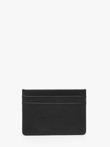 Kaarthouder Leder Von dutch Zwart wallets OBAS