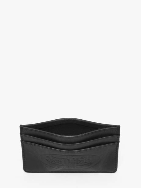 Kaarthouder Leder Von dutch Zwart wallets OBAS ander zicht 1