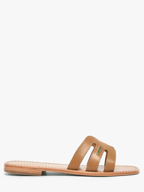 Slippers Hadamia Uit Leder Les tropeziennes Bruin women - 0HADAMIA