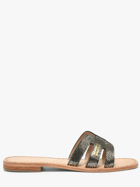 Slippers Hadamia Uit Leder Les tropeziennes Zwart women - 0HADAMIA