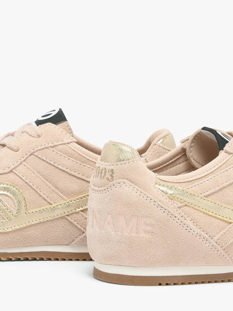 Sneakers Uit Leder No name Roze women EREZ04LB ander zicht 2