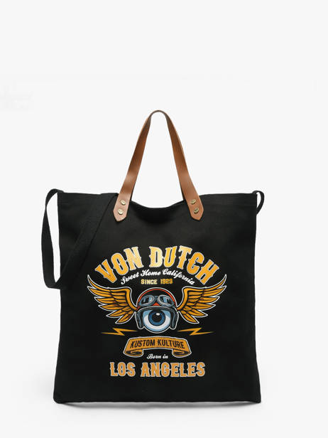 Tote Bag Oaks Met Lederen Handvatten Von dutch Zwart bags OAKS