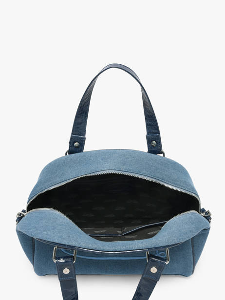 Handtas Ovum Denim Von dutch Blauw bags OVUM ander zicht 3