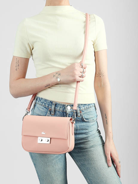 Cross Body Tas Daily City Lacoste Roze daily city NF4757DZ ander zicht 1