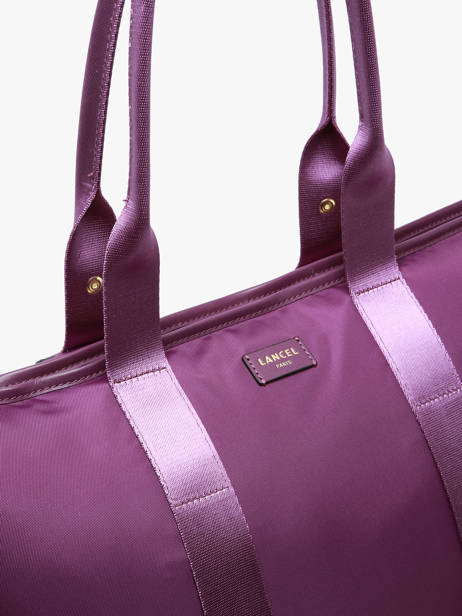 Schoudertas L Mistral Rollable Nylon En Leder Lancel Violet mistral A13996 ander zicht 3