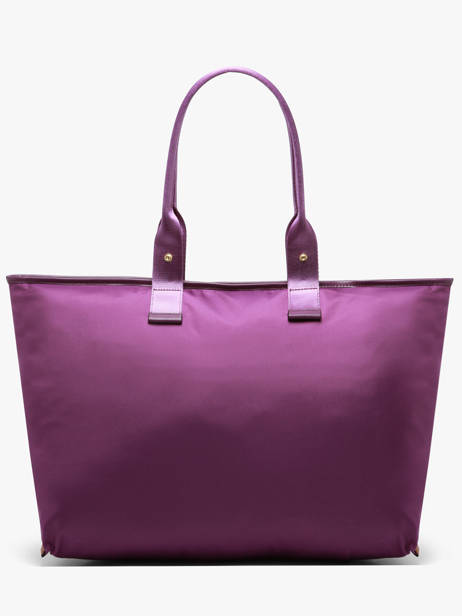 Schoudertas L Mistral Rollable Nylon En Leder Lancel Violet mistral A13996 ander zicht 5