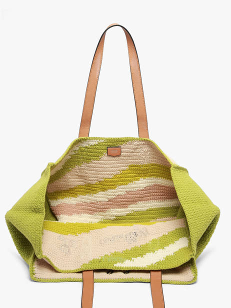 Schoudertas Lancel Plage Crochet Lancel Groen summer capsule A14005 ander zicht 4