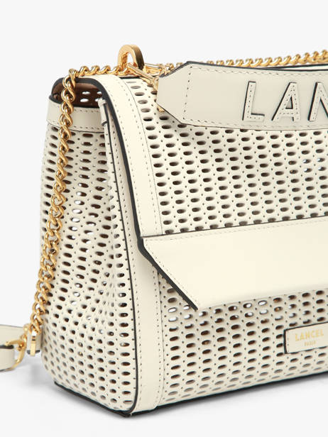 Cross Body Tas Ninon M Ajouré Leder Lancel Wit ninon A14009 ander zicht 3