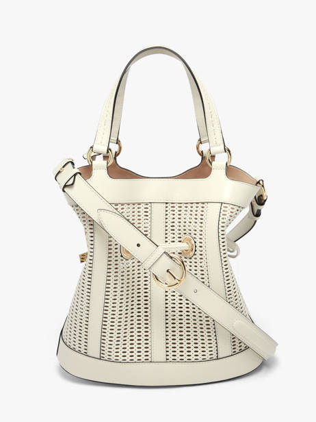 Handtas M Premier Flirt Ajouré Leder Lancel Wit premier flirt A14010 ander zicht 5