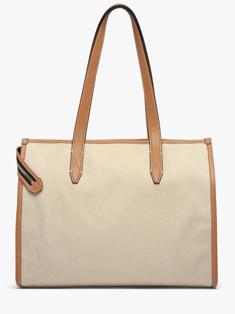 Schoudertas Jour Canvas En Leder Lancel Beige jour A14028 ander zicht 5