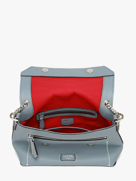 Cross Body Tas Ninon Leder Lancel Blauw ninon A13782 ander zicht 5