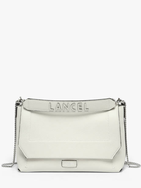 Cross Body Tas L Ninon Soft Leder Lancel Wit ninon A13783