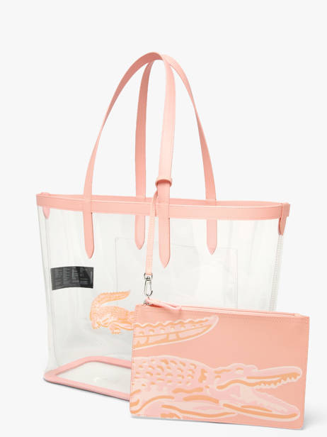 Schoudertas Anna Lacoste Roze anna NF5326AS ander zicht 2