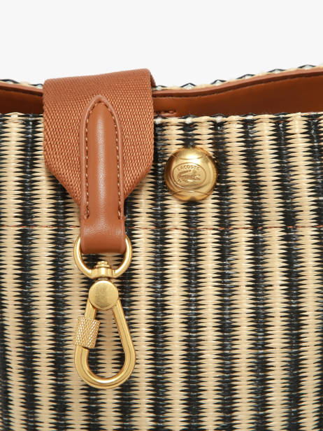 Cross Body Tas Summer Lacoste Bruin summer NF5246PB ander zicht 3