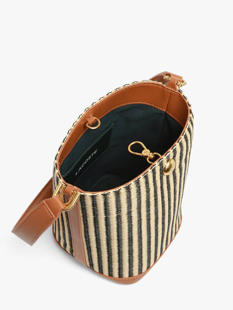 Cross Body Tas Summer Lacoste Bruin summer NF5246PB ander zicht 4