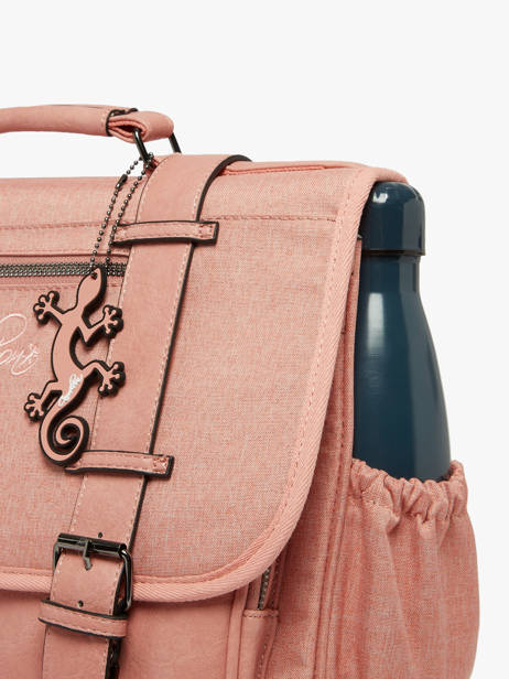 Boekentas 2 Compartimenten Vintage Color Cameleon Roze vintage color CA38 ander zicht 6