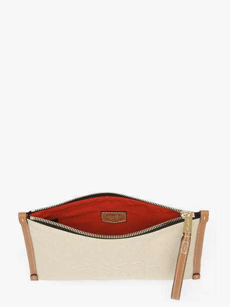 Etui Jour Canvas En Leder Lancel Beige jour A14029 ander zicht 2