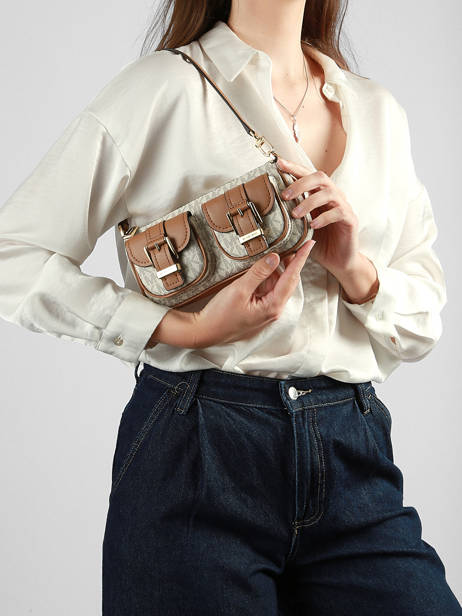 Mini Baguette Tas Zoey Michael kors Grijs zoey S5GZCU1B ander zicht 1
