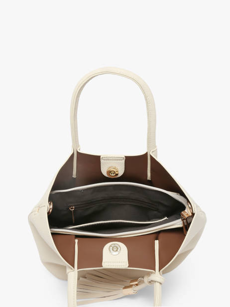 Handtas Grained Miniprix Beige grained F9947 ander zicht 2
