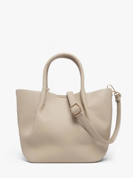 Handtas Grained Miniprix Beige grained F9947 ander zicht 3