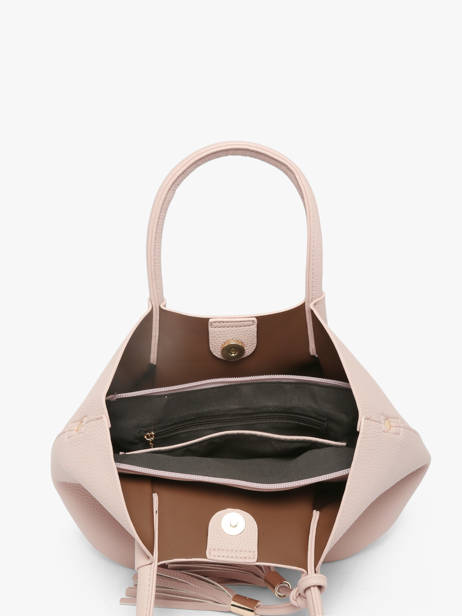 Handtas Grained Miniprix Roze grained F9947 ander zicht 2