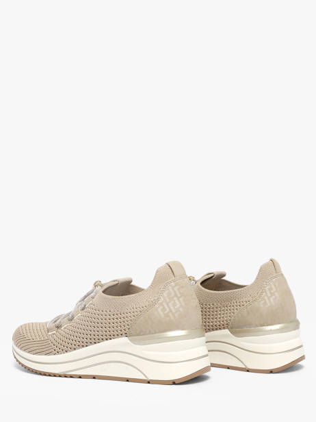 Sneakers Met Platformzool Remonte Beige women 60 ander zicht 3