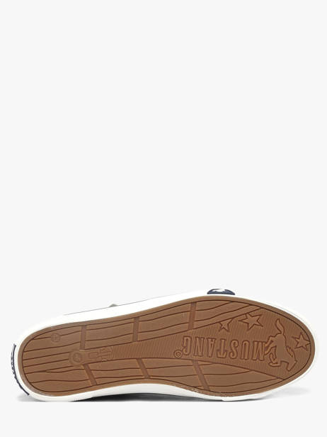 Sneakers Mustang Blauw men M0211004 ander zicht 4