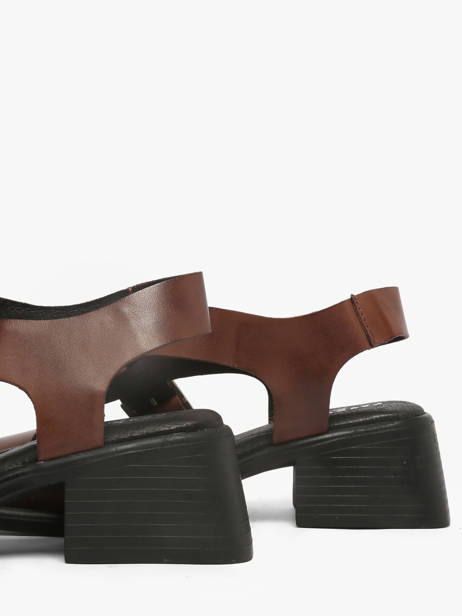 Sandalen Met Hak Uit Leder Pavement Bruin women 25273 ander zicht 2