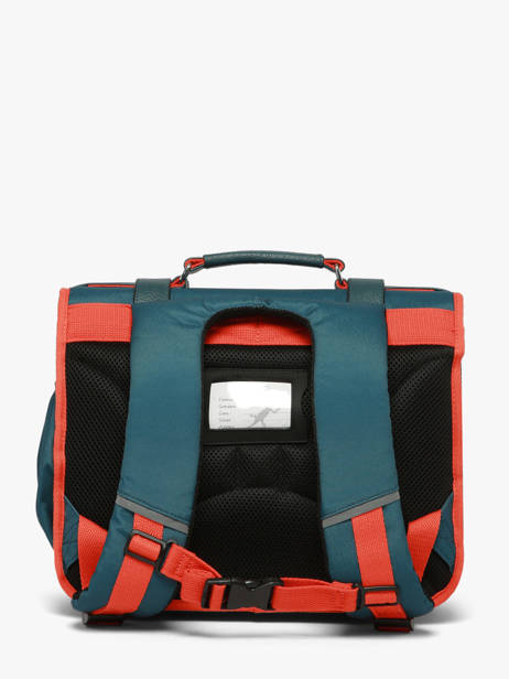 Boekentas Voor Kinderen 2 Compartimenten Vintage Urban Cameleon Blauw vintage urban CA35 ander zicht 5