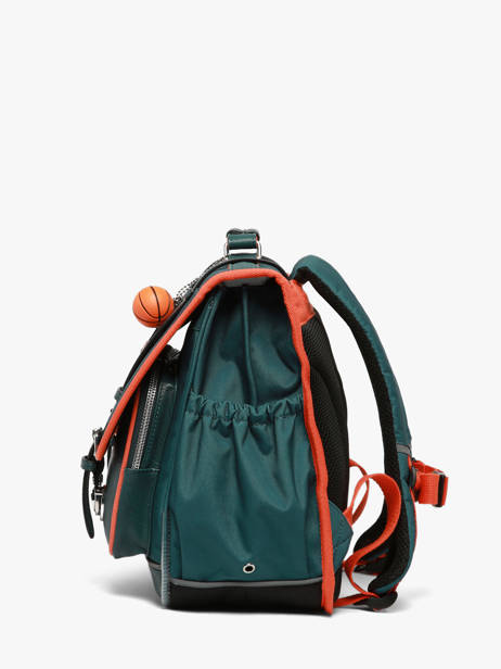 Boekentas 2 Compartimenten Vintage Urban Cameleon Blauw vintage urban CA38 ander zicht 3