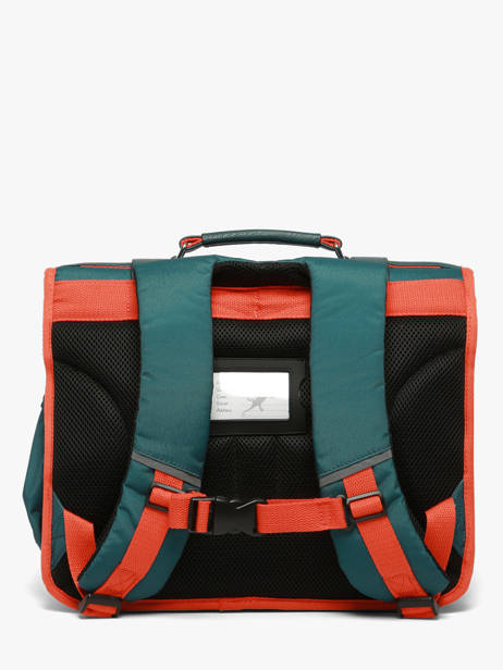 Boekentas 2 Compartimenten Vintage Urban Cameleon Blauw vintage urban CA38 ander zicht 5