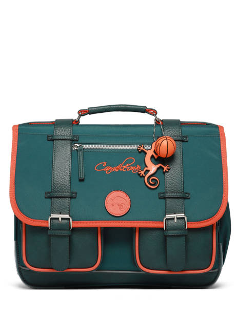 Boekentas 2 Compartimenten Vintage Urban Cameleon Blauw vintage urban CA38 ander zicht 7