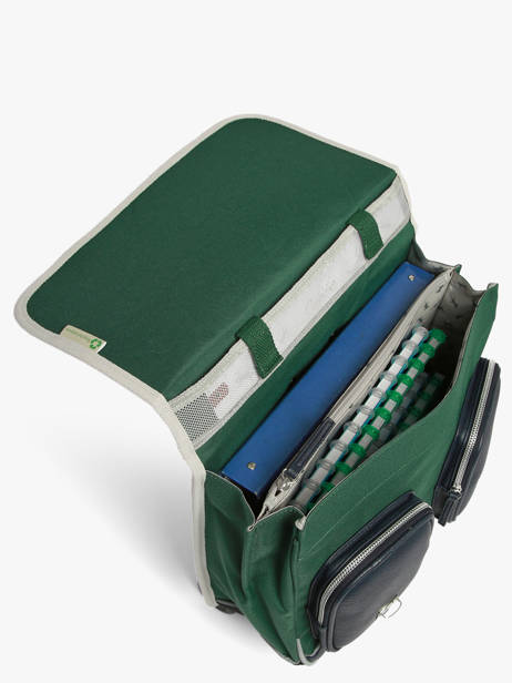 Boekentas Op Wieltjes 2 Compartimenten Vintage Urban Cameleon Groen vintage urban CR38 ander zicht 4