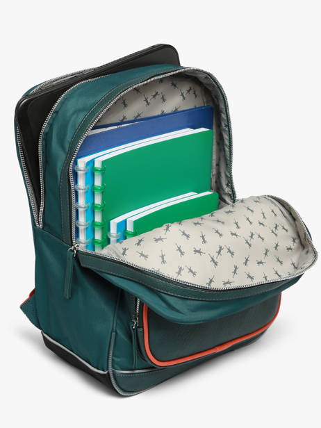 Rugzak 2 Compartimenten Vintage Urban Cameleon Blauw vintage urban SO40 ander zicht 2