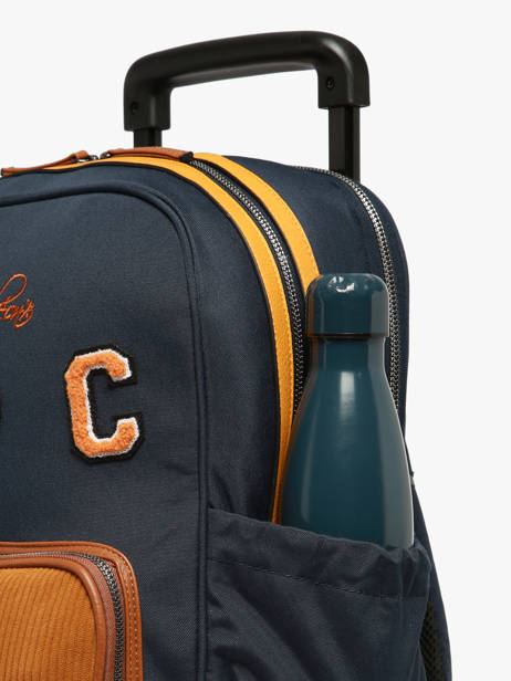 Rugzak Op Wieltjes 2 Compartimenten Vintage Urban Cameleon Blauw vintage urban SR40 ander zicht 7