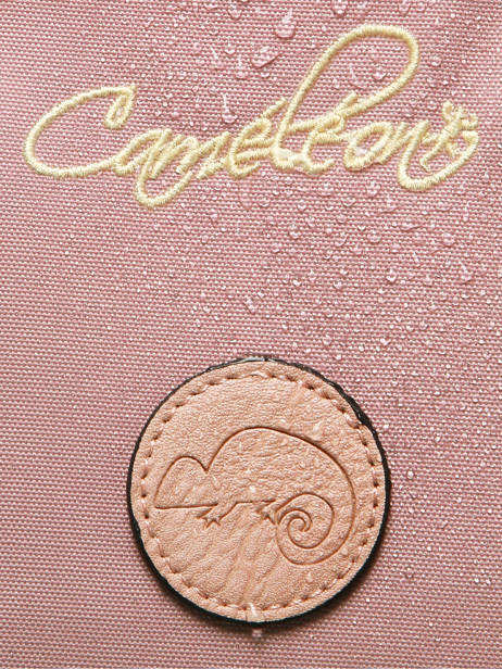 Boekentas Voor Kinderen 2 Compartimenten Vintage Fantasy Cameleon Roze vintage fantasy CA38 ander zicht 8