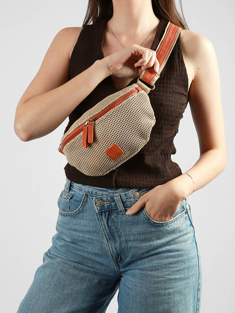 Heuptasje Le voyage en panier Beige resille PM958 ander zicht 1