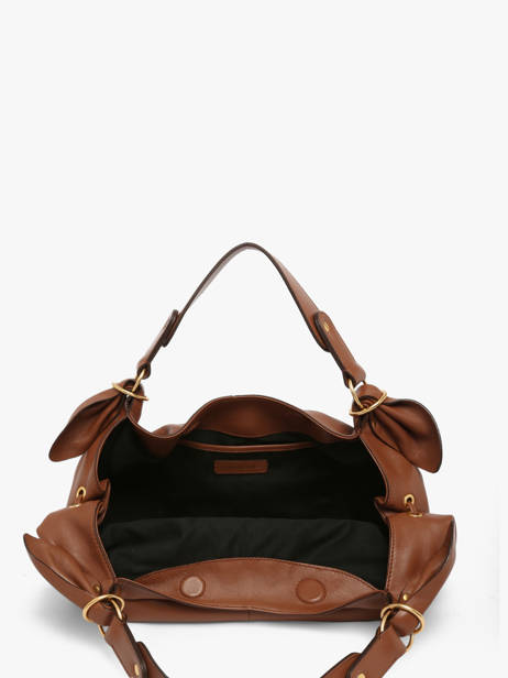 Schoudertas Studio Leder Gerard darel Bruin studio Y457 ander zicht 4