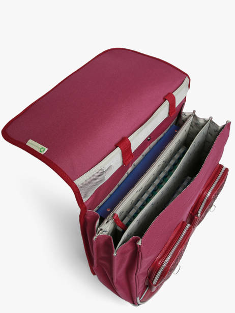 Boekentas Op Wieltjes 3 Compartimenten Vintage Fantasy Cameleon Violet vintage fantasy CR41 ander zicht 4