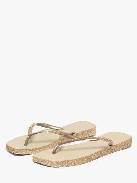 Teenslippers Havaianas Beige women 4150248F ander zicht 2