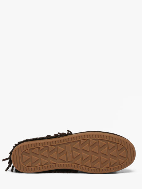 Mocassins Uit Leder Inuovo Bruin women 29015SMN ander zicht 4