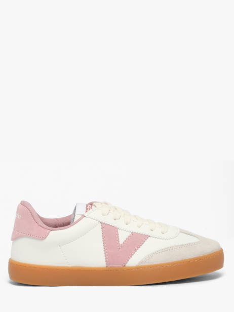 Sneakers Uit Leder Victoria Wit women 1126206