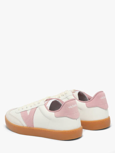Sneakers Uit Leder Victoria Wit women 1126206 ander zicht 2