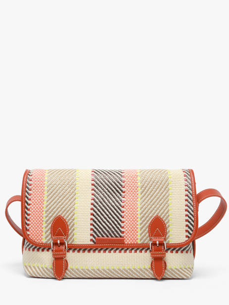 Cross Body Tas Loulou Cuir Et Raphia Paul marius Veelkleurig raphia LOULORAP